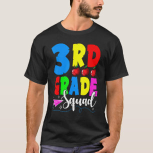 3rd Grade Squad Back To School First Day of School T-Shirt