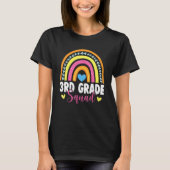 3rd Grade Squad Rainbow First Day Back To School T-Shirt (Vorderseite)