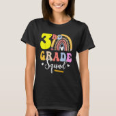 3rd Grade Squad Teachers Kids Third Grade Back to T-Shirt (Vorderseite)