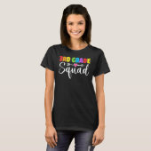 3rd Grade Squad Third Teacher Student Team Back To T-Shirt (Vorne ganz)