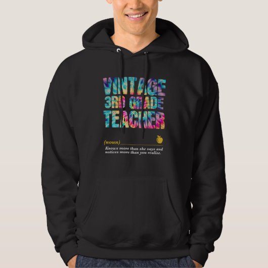 3rd Grade Teacher Appreciation Week Back to School Hoodie (Vorderseite)