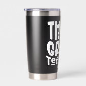 3rd Grade Teacher | Minimalist Text Design Thermobecher (Rechts)