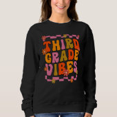 3rd Grade Team Retro 1st Day of School Sweatshirt (Vorderseite)