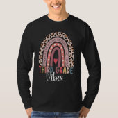 3rd Grade Vibes Rainbow Leopard Third Grade Teache T-Shirt (Vorderseite)