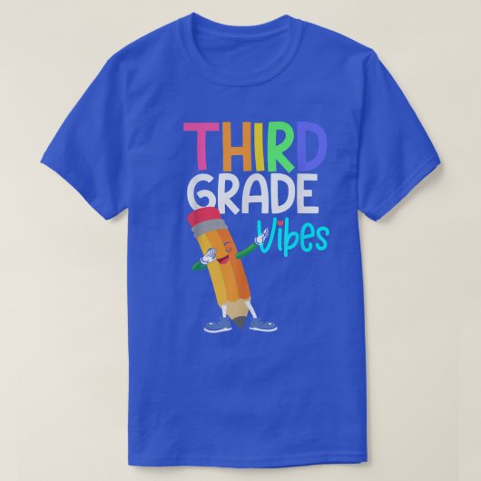 3rd Grade Vibes Student Teacher Back To School Boy T-Shirt (Design vorne)
