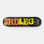 3RD LEG JMT Skateboard, 7¾ Zoll Deck Skateboard (Horizontal)