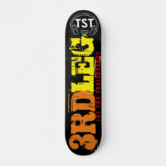 3RD LEG JMT Skateboard, 7¾ Zoll Deck Skateboard (Vorne)