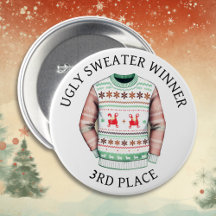 3RD Place Ugly Sweater Gewinner | Weihnachten
