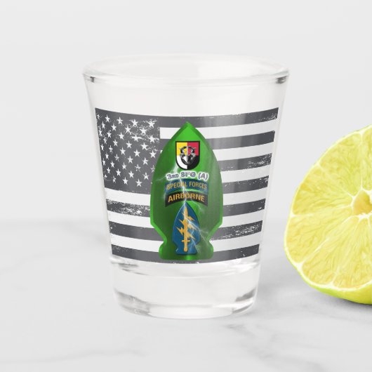 3rd Special Forces Group (AIRBORNE) Schnapsglas (Vorderseite)