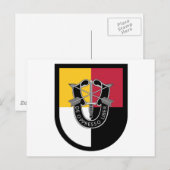 3rd Special Forces Group Flash Postkarte (Vorne/Hinten)