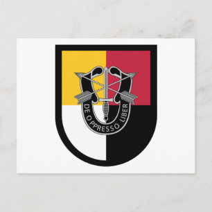 3rd Special Forces Group Flash Postkarte