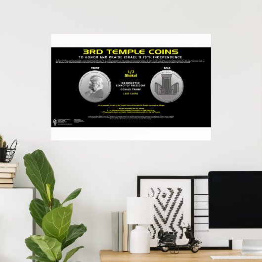 3rd Temple Coin-1 Poster (Heimbüro)