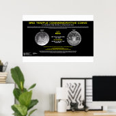 3rd Temple Coin-3 Poster (Heimbüro)