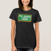3rd Third Grade Crew Chalk Board Chalkboard T-Shirt (Vorderseite)
