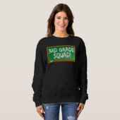 3rd Third Grade Squad Chalk Board Sweatshirt (Vorne ganz)