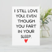 3rd wedding anniversary karte (Stehend Vorderseite)