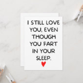 3rd wedding anniversary karte (Vorderseite/Rückseite Beispiel)