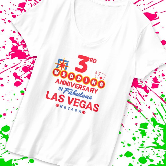 3rd Wedding Anniversary Paares T-Shirt