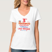 3rd Wedding Anniversary Paares T-Shirt (Vorderseite)