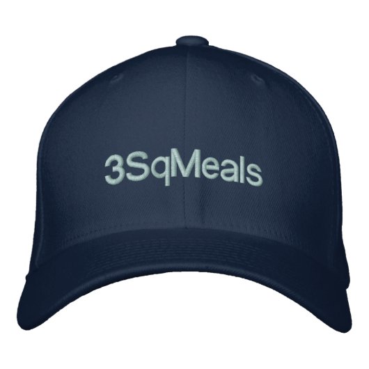 3SqMeals-Cap Bestickte Kappe (Vorderseite)