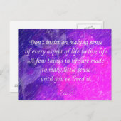 3sqMeals Postkarte (Vorne/Hinten)