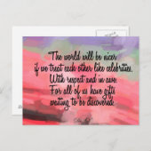 3sqMeals Postkarte (Vorne/Hinten)