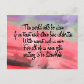 3sqMeals Postkarte (Vorderseite)