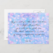 3SqMeals Postkarte (Vorne/Hinten)