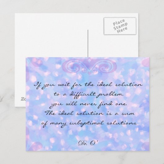 3SqMeals Postkarte (Vorne/Hinten)