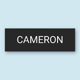 3x1 Klassische Bezeichnung Markierung Magnetisch o Namensschild