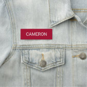 3x1 Klassische Bezeichnung Markierung Magnetisch o Namensschild (Beispiel)