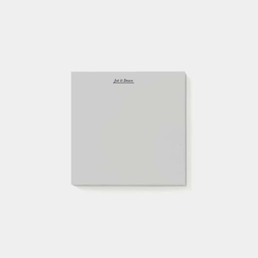 3X3 abwärts abschliessen Post-it Klebezettel (Vorderseite)