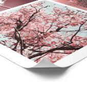 3x3 rosa Fotos drucken Poster (Ecke)