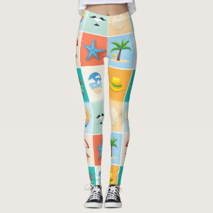 3x3 Strand Muster Design Leggings