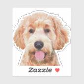 3x3 Vinyl-Aufkleber aus Edelstahl Aufkleber (Blatt)