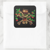 3x3 Zoll Aufkleber (Tasche)