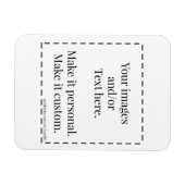 3x4" Bereit für die Anpassung des Magneten Magnet (Horizontal)