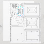 3x4 Bildrahmen für 2x3-Foto-Papier (Vorne/Hinten)