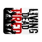 3x4" Lebendes, müdes Magnet (Horizontal)