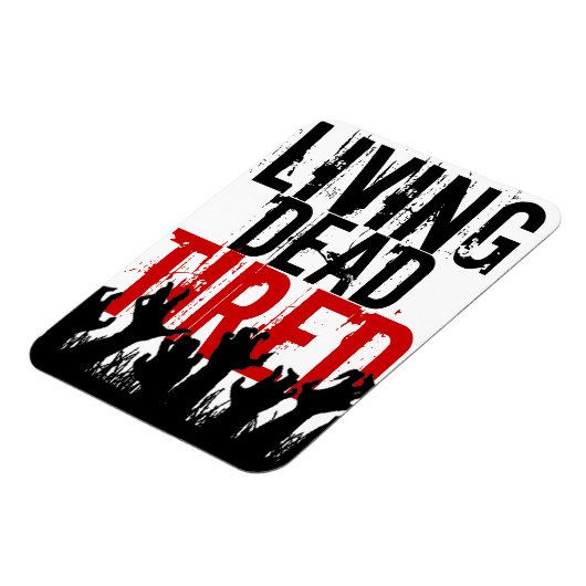 3x4" Lebendes, müdes Magnet (Linke Seite)