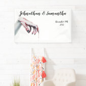 3'x5' Personalisiert Banner zombie Blut Tropfen Va (Insitu)