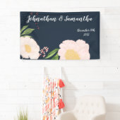 3'x5' Personalisierte Banner-Blume zu Weißen Blume Banner (Insitu)