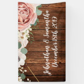 3'x5' Personalisierte Banner Geometrische Gartenan (Vertikal)