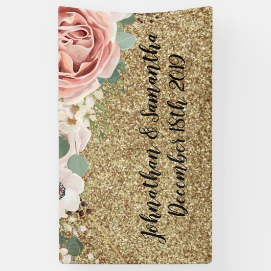 3'x5' Personalisierte Banner Geometrische Gartenan (Vertikal)