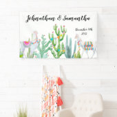 3'x5' Personalisierter Banner Boho Llama Bohemisch (Insitu)