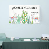 3'x5' Personalisierter Banner Boho Llama Bohemisch (Messeveranstaltung)