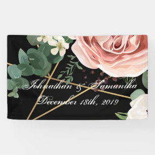 3'x5' Personalisierter Banner Geometrischer Garten
