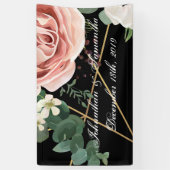 3'x5' Personalisierter Banner Geometrischer Garten (Vertikal)