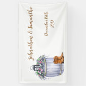 3'x5' Personalisierter Banner Sommerlandssommertag (Vertikal)