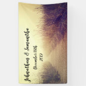 3'x5' Personalisierter Banner Sonnenaufgang Wander (Vertikal)